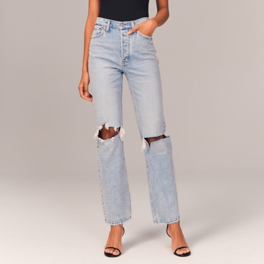 ABERCROMBIE & FITCH - Dad High Rise Jeans - Curve Love